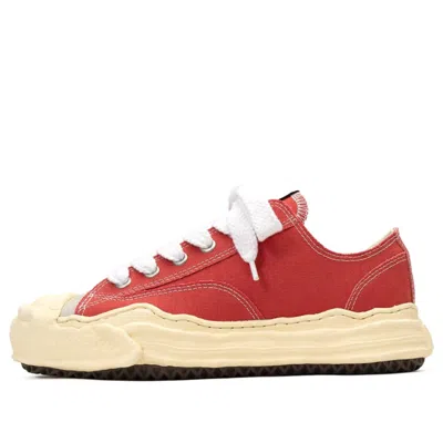 Miharayasuhiro Maison Mihara Yasuhiro Hank Vl Og Sole Canvas Low-top Sneaker 'orange' In Multi