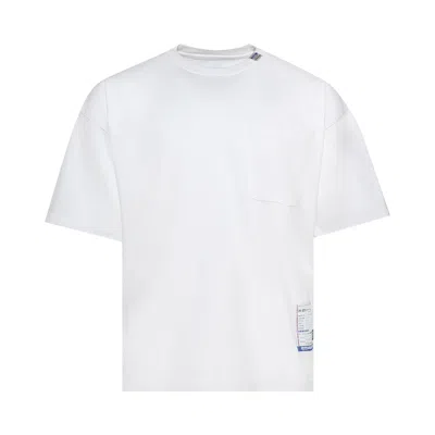 Pre-owned Miharayasuhiro Maison Mihara Yasuhiro Heavy Weight Jersey Pocket Short-sleeve Tee 'white' | Men's Size 50