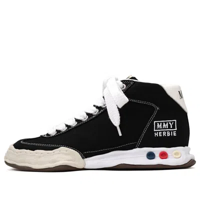 Miharayasuhiro Maison Mihara Yasuhiro Herbie Og Sole Canvas High-top Sneaker 'black'