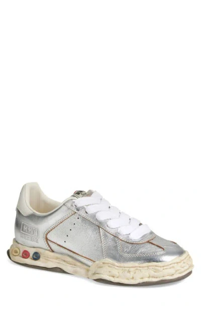 Miharayasuhiro Maison Mihara Yasuhiro Herbie Og Sole Metallic Sneaker In Silver