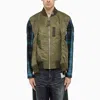 Miharayasuhiro Maison Mihara Yasuhiro Hollowed-out Khaki Bomber Jacket Men