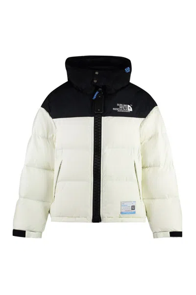 MIHARAYASUHIRO MAISON MIHARA YASUHIRO HOODED TECHNO FABRIC DOWN JACKET