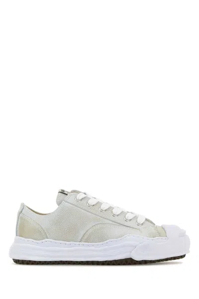 Miharayasuhiro Maison Mihara Yasuhiro Ivory Leather Sneakers