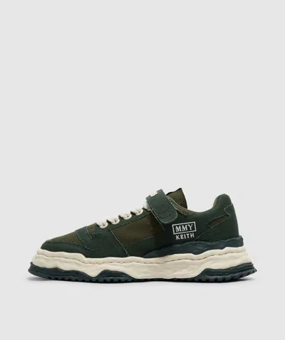 Miharayasuhiro Maison Mihara Yasuhiro Keith Og Sole Canvas Sneaker In Green