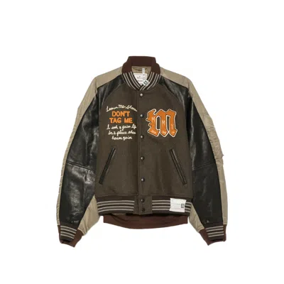 Miharayasuhiro Maison Mihara Yasuhiro Khaki Bomber Jacket In Multi
