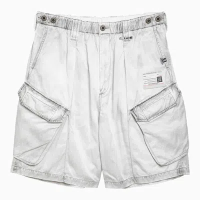 Miharayasuhiro Maison Mihara Yasuhiro Light Cotton-blend Bermuda Shorts In Grey