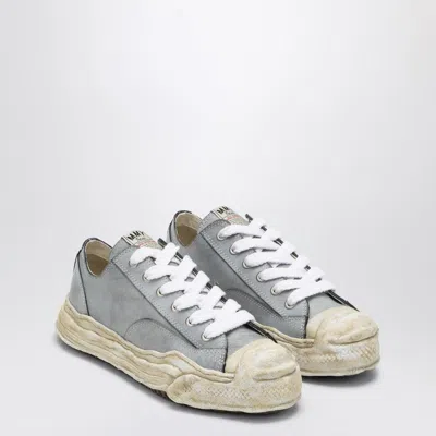 Miharayasuhiro Maison Mihara Yasuhiro Low Hank Leather Trainer In Grey