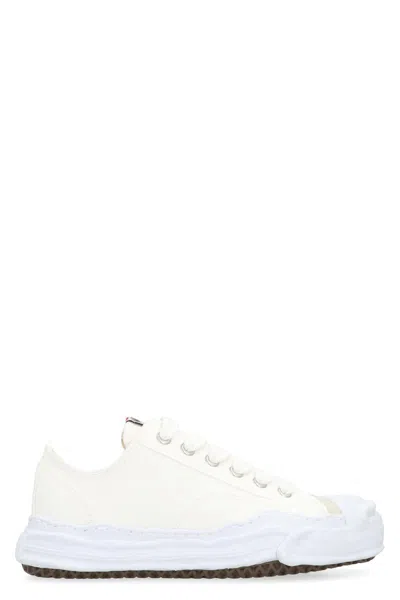 Miharayasuhiro Maison Mihara Yasuhiro Low-top Sneakers Hank In Fabric In White
