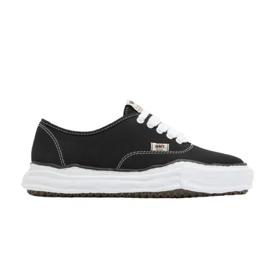Pre-owned Miharayasuhiro Maison Mihara Yasuhiro Maison Mihara Yasuhiro Baker Og Sole Canvas Low 'black' | Men's Size 36