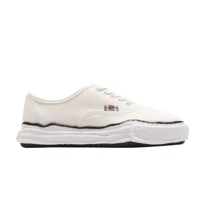Pre-owned Miharayasuhiro Maison Mihara Yasuhiro Maison Mihara Yasuhiro Baker Og Sole Canvas Low 'white' | Men's Size 44