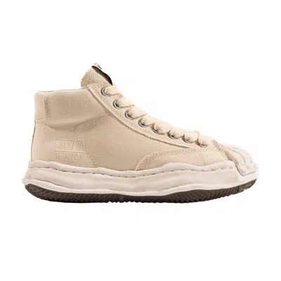 Pre-owned Miharayasuhiro Maison Mihara Yasuhiro Maison Mihara Yasuhiro Blakey Od Og Sole Canvas High 'white' | Cream | Men's 
