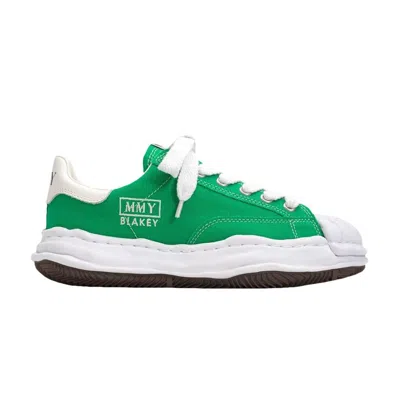 Pre-owned Miharayasuhiro Maison Mihara Yasuhiro Maison Mihara Yasuhiro Blakey Og Sole Canvas Low 'green' | Men's Size 37