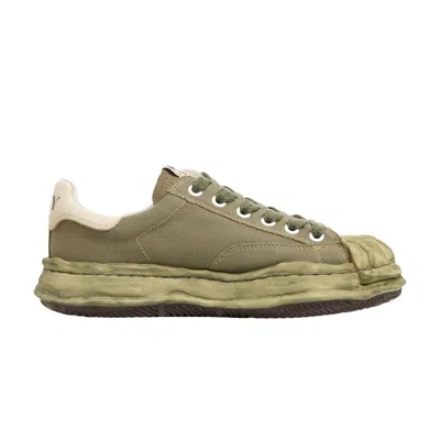 Pre-owned Miharayasuhiro Maison Mihara Yasuhiro Maison Mihara Yasuhiro Blakey Og Sole Canvas Low 'khaki' | Green | Men's Size
