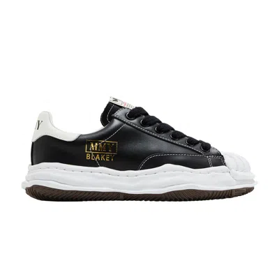 Pre-owned Miharayasuhiro Maison Mihara Yasuhiro Maison Mihara Yasuhiro Blakey Og Sole Leather Low 'black White' | Men's Size 
