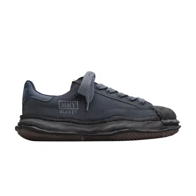 Pre-owned Miharayasuhiro Maison Mihara Yasuhiro Maison Mihara Yasuhiro Blakey Og Sole Overdyed Canvas Low 'black' | Men's Siz