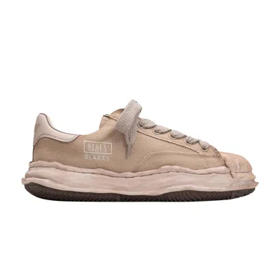 Pre-owned Miharayasuhiro Maison Mihara Yasuhiro Maison Mihara Yasuhiro Blakey Og Sole Overdyed Canvas Low 'brown' | Men's Siz