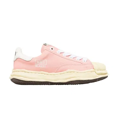 Pre-owned Miharayasuhiro Maison Mihara Yasuhiro Maison Mihara Yasuhiro Blakey Og Sole Vintage Canvas Low 'pink' | Men's Size 