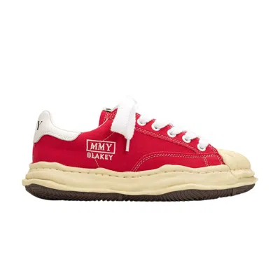 Pre-owned Miharayasuhiro Maison Mihara Yasuhiro Maison Mihara Yasuhiro Blakey Og Sole Vintage Canvas Low 'red' | Men's Size 4