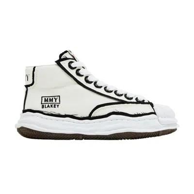 Pre-owned Miharayasuhiro Maison Mihara Yasuhiro Maison Mihara Yasuhiro Blakey Overhanging Canvas High 'white' | Men's Size 41