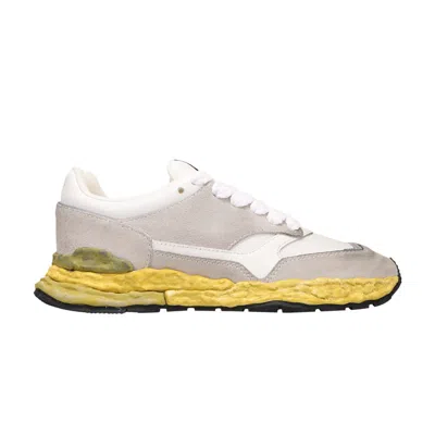 Pre-owned Miharayasuhiro Maison Mihara Yasuhiro Maison Mihara Yasuhiro George Og Sole Mixed Material Low 'white Yellow' | Men
