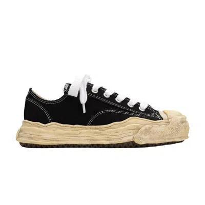 Pre-owned Miharayasuhiro Maison Mihara Yasuhiro Maison Mihara Yasuhiro Hank Og Dyed Sole Canvas Low 'black' | Men's Size 44
