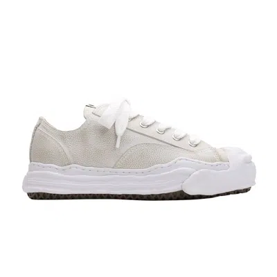 Pre-owned Miharayasuhiro Maison Mihara Yasuhiro Maison Mihara Yasuhiro Hank Og Sole Brushed Shrink Leather Low 'white' | Men'