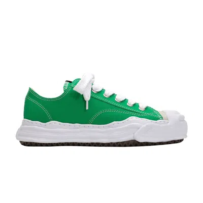 Pre-owned Miharayasuhiro Maison Mihara Yasuhiro Maison Mihara Yasuhiro Hank Og Sole Canvas Low 'green' | Men's Size 42