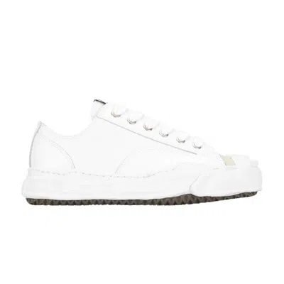 Pre-owned Miharayasuhiro Maison Mihara Yasuhiro Maison Mihara Yasuhiro Hank Og Sole Leather Low 'white' | Men's Size 37