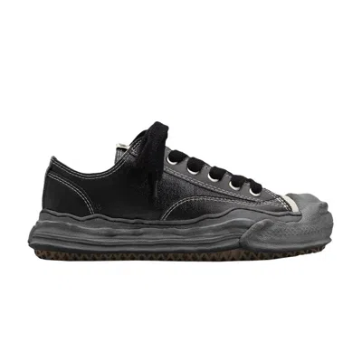 Pre-owned Miharayasuhiro Maison Mihara Yasuhiro Maison Mihara Yasuhiro Hank Og Sole Silicon Coating Canvas Low 'black' | Men'