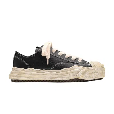 Pre-owned Miharayasuhiro Maison Mihara Yasuhiro Maison Mihara Yasuhiro Hank Og Sole Silicon Coating Canvas Low 'black White' 