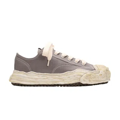 Pre-owned Miharayasuhiro Maison Mihara Yasuhiro Maison Mihara Yasuhiro Hank Og Sole Silicon Coating Canvas Low 'grey' | Men's