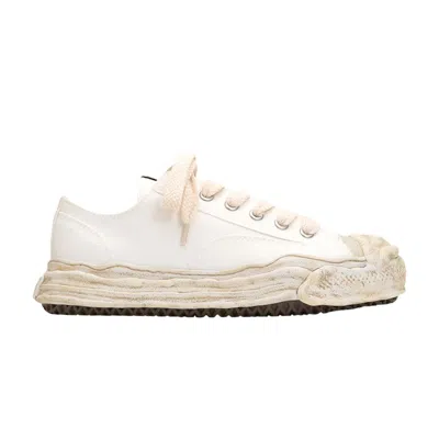 Pre-owned Miharayasuhiro Maison Mihara Yasuhiro Maison Mihara Yasuhiro Hank Og Sole Silicon Coating Canvas Low 'white' | Men'