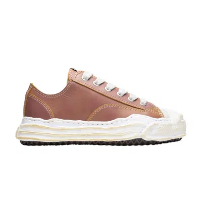 Pre-owned Miharayasuhiro Maison Mihara Yasuhiro Maison Mihara Yasuhiro Hank Og Sole Vegan Leather Low 'red' | Men's Size 38
