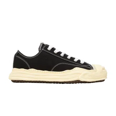 Pre-owned Miharayasuhiro Maison Mihara Yasuhiro Maison Mihara Yasuhiro Hank Vintage Sole Canvas Low 'black' | Men's Size 37