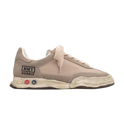Pre-owned Miharayasuhiro Maison Mihara Yasuhiro Maison Mihara Yasuhiro Herbie Og Sole Suede & Mesh Low 'beige' | Cream | Men'