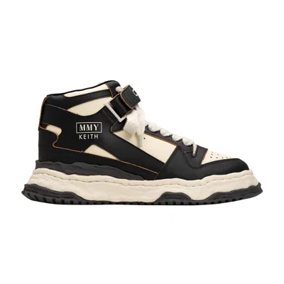 Pre-owned Miharayasuhiro Maison Mihara Yasuhiro Maison Mihara Yasuhiro Keith Og Sole Leather High 'black White' | Men's Size 