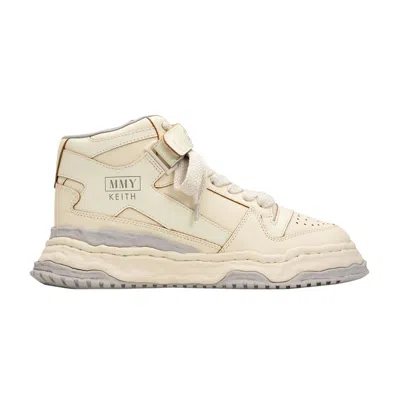 Pre-owned Miharayasuhiro Maison Mihara Yasuhiro Maison Mihara Yasuhiro Keith Og Sole Leather High 'white' | Men's Size 43