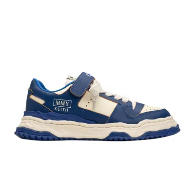 Pre-owned Miharayasuhiro Maison Mihara Yasuhiro Maison Mihara Yasuhiro Keith Og Sole Leather Low 'blue White' | Men's Size 45