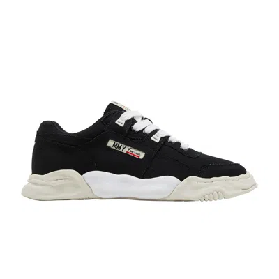 Pre-owned Miharayasuhiro Maison Mihara Yasuhiro Maison Mihara Yasuhiro Parker Og Sole Cow Canvas Low 'black' | Men's Size 42