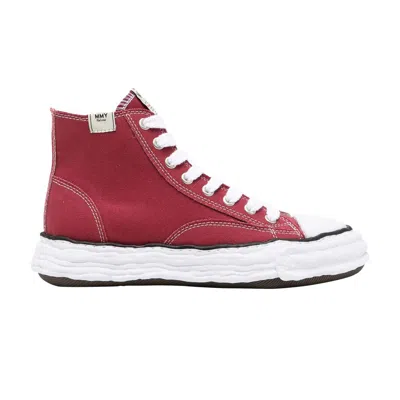 Pre-owned Miharayasuhiro Maison Mihara Yasuhiro Maison Mihara Yasuhiro Peterson 23 Og Sole Canvas High 'bordeaux' | Red | Men
