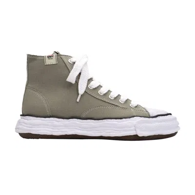 Pre-owned Miharayasuhiro Maison Mihara Yasuhiro Maison Mihara Yasuhiro Peterson 23 Og Sole Canvas High 'green' | Men's Size 4