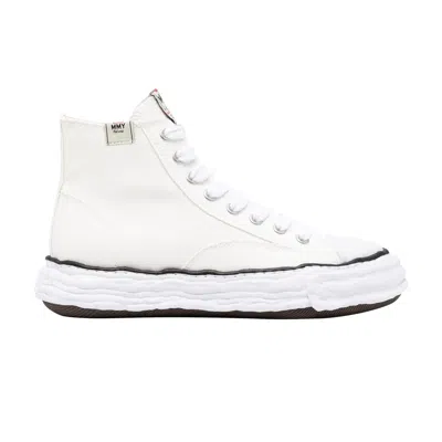 Pre-owned Miharayasuhiro Maison Mihara Yasuhiro Maison Mihara Yasuhiro Peterson 23 Og Sole Canvas High 'white' | Men's Size 4