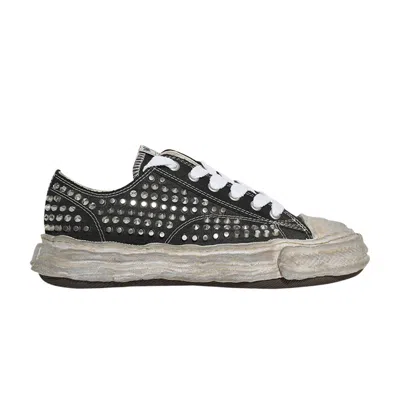 Pre-owned Miharayasuhiro Maison Mihara Yasuhiro Maison Mihara Yasuhiro Peterson 23 Og Sole Studded Canvas Low 'black White' |
