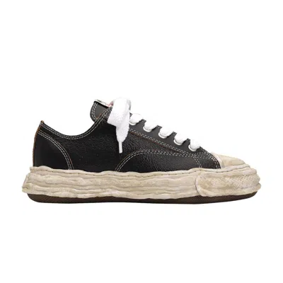 Pre-owned Miharayasuhiro Maison Mihara Yasuhiro Maison Mihara Yasuhiro Peterson Low 'cracking Leather - Black White' | Men's 