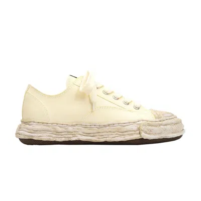 Pre-owned Miharayasuhiro Maison Mihara Yasuhiro Maison Mihara Yasuhiro Peterson Low 'garment Dyed - White' | Cream | Men's Si