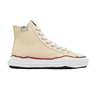 Pre-owned Miharayasuhiro Maison Mihara Yasuhiro Maison Mihara Yasuhiro Peterson Og Sole Canvas High 'natural' | Cream | Men's
