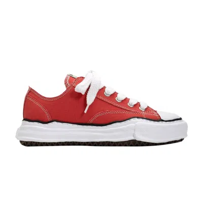 Pre-owned Miharayasuhiro Maison Mihara Yasuhiro Maison Mihara Yasuhiro Peterson Og Sole Canvas Low 'red' | Men's Size 44