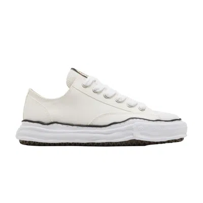 Pre-owned Miharayasuhiro Maison Mihara Yasuhiro Maison Mihara Yasuhiro Peterson Og Sole Canvas Low 'white' | Men's Size 43