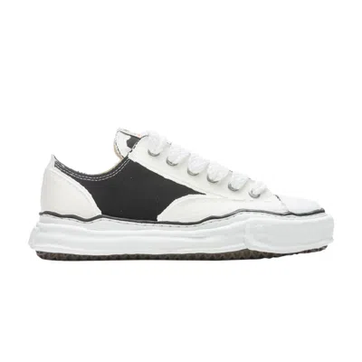 Pre-owned Miharayasuhiro Maison Mihara Yasuhiro Maison Mihara Yasuhiro Peterson Og Sole Rubber Painted Canvas 'white Black' |