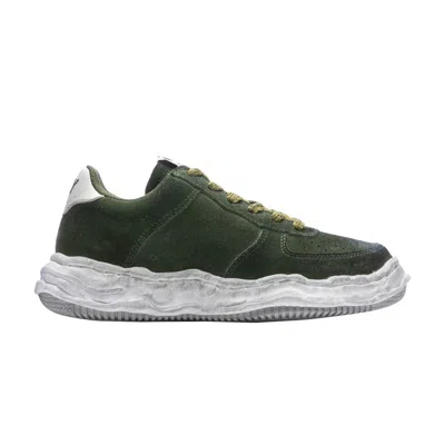 Pre-owned Miharayasuhiro Maison Mihara Yasuhiro Maison Mihara Yasuhiro Wayne Brushed Suede Low 'green' | Men's Size 45